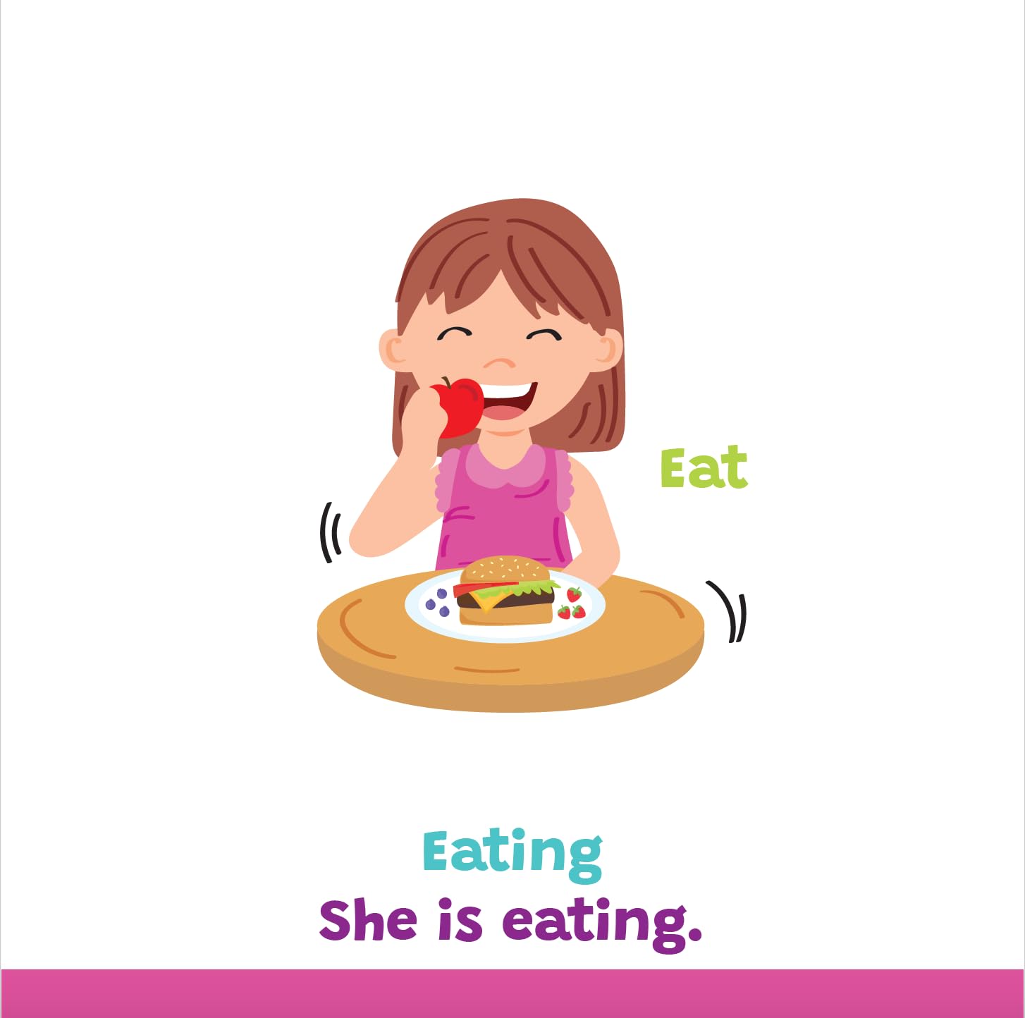 Action Book – Children’s Board Book for Learning Verbs for Toddlers Ages 1-4 | Written by a Speech Therapist